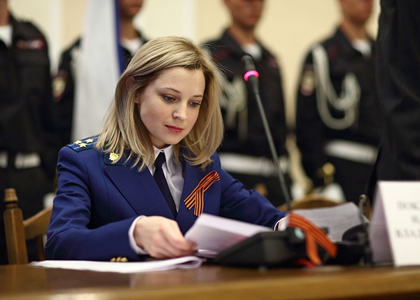 克里米亚总检察长娜塔莉亚·波克隆斯卡娅。