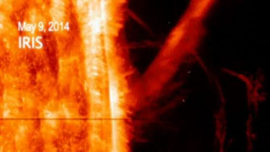 美国航天局首次抓拍到日冕物质抛射画面(图)