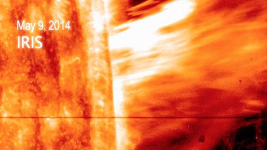 美国航天局首次抓拍到日冕物质抛射画面(图)