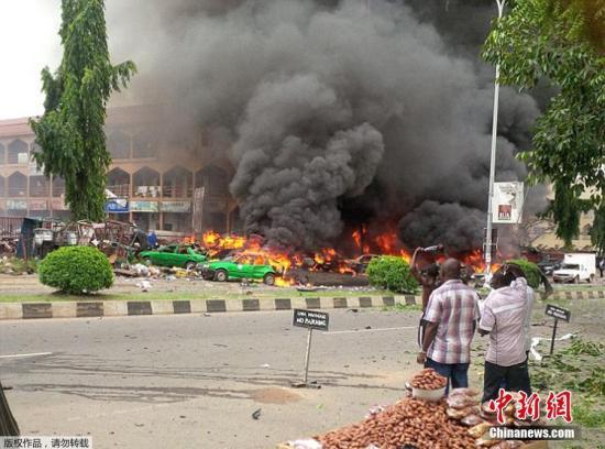 尼日利亚一商场爆炸致21人死 警方射杀1名嫌犯