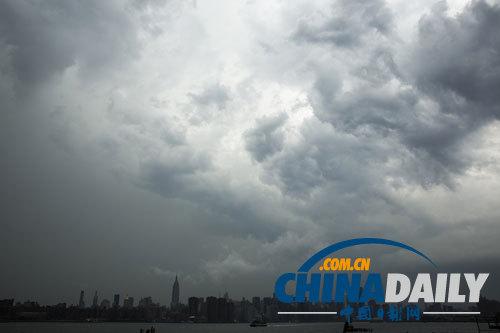 2014年6月3日，暴风雨逼近纽约。资料图来源：路透社